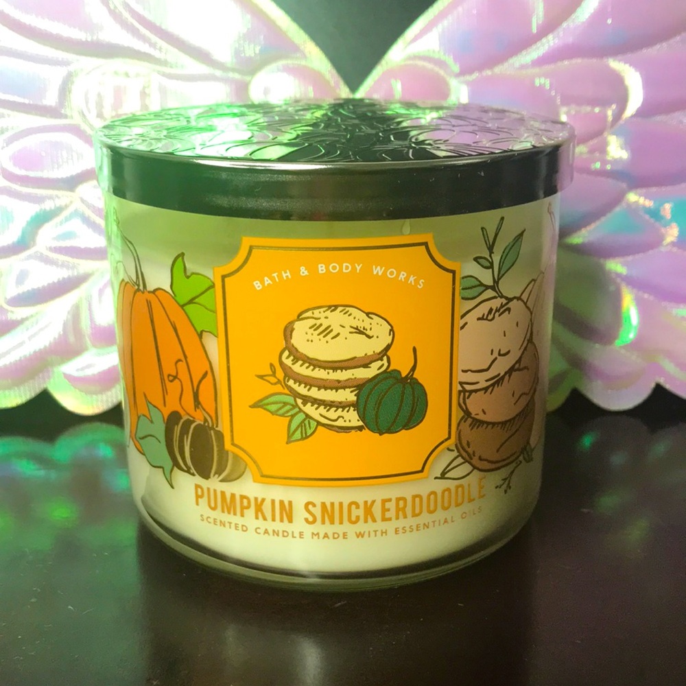BBW 3 wick candle Pumpkin Snickerdoodle